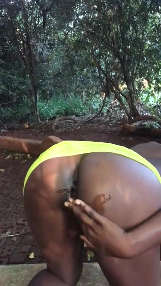 African Big ass in bush